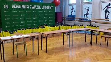 Biuro zawodów 10. Biegu dla transplantacji